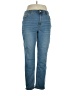 C established 1946 Stripes Blue Jeans Size 14 - photo 1