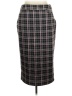Ashley Stewart Plaid Gray Formal Skirt Size 14 - photo 1