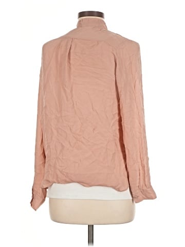 Mason Long Sleeve Silk Top (view 2)