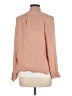 Mason 100% Silk Tan Long Sleeve Silk Top Size 8 - photo 2