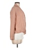 Mason 100% Silk Tan Long Sleeve Silk Top Size 8 - photo 4