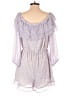 Express Paisley Purple Gray Romper Size M - photo 2