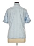 Assorted Brands Stripes Blue Short Sleeve Blouse Size XL - photo 2