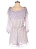 Express Paisley Purple Gray Romper Size M - photo 1
