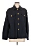 Lalavon Black 3/4 Sleeve Button-Down Shirt Size M - photo 1