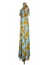 Jay Godfrey 100% Polyester Tropical Blue Casual Dress Size 2 - photo 5