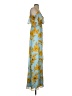 Jay Godfrey 100% Polyester Tropical Blue Casual Dress Size 2 - photo 4
