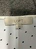 Ann Taylor LOFT 100% Polyester Polka Dots Ivory 3/4 Sleeve Blouse Size S - photo 7
