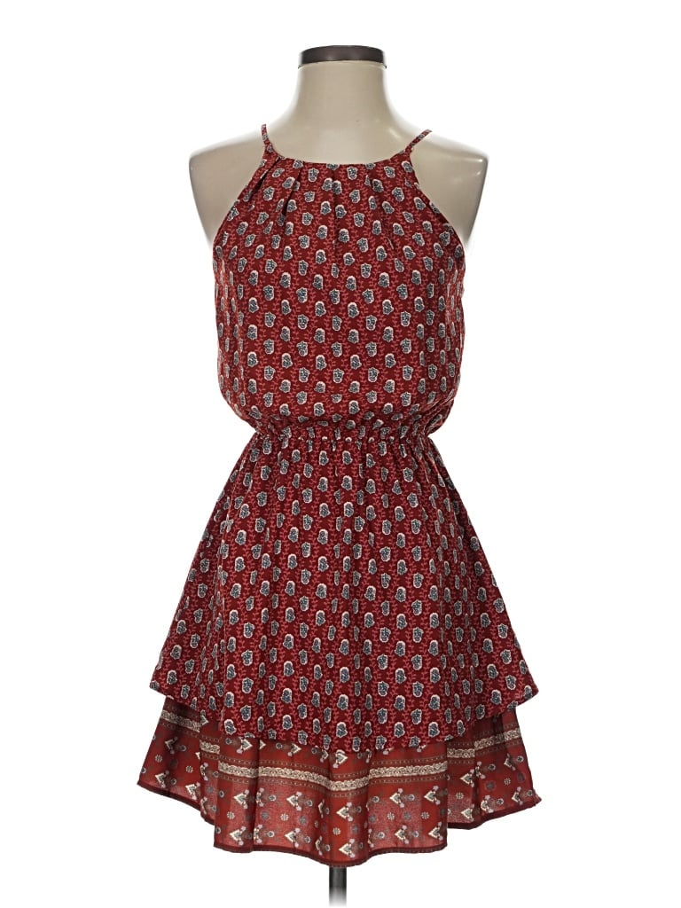 Pre-owned Blue Rain Casual Dress In Red