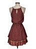 Blue Rain 100% Polyester Hearts Red Casual Dress Size XXS - photo 2