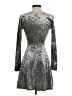 Forever 21 Metallic Silver Cocktail Dress Size S - photo 2