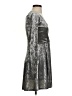 Forever 21 Metallic Silver Cocktail Dress Size S - photo 4