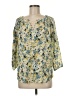 Chaps Yellow 3/4 Sleeve Blouse Size M (estimated) - photo 1