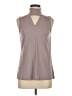 Ecru Gray Sleeveless Blouse Size M - photo 1