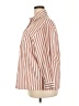 Unbranded Stripes Orange 3/4 Sleeve Button-Down Shirt Size XXL - photo 5