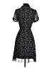 Connected Apparel 100% Polyester Black Casual Dress Size 4 (petite) - photo 2