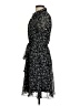 Connected Apparel 100% Polyester Black Casual Dress Size 4 (petite) - photo 5