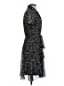 Connected Apparel 100% Polyester Black Casual Dress Size 4 (petite) - photo 4