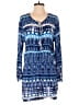 Green Dragon Print Blue Romper Size M - photo 1