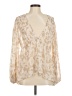 CAbi 100% Polyester Ivory Long Sleeve Blouse Size M - photo 1