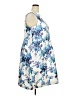 Talbots 100% Polyester Print Blue Cocktail Dress Size 20 - photo 4