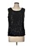George 100% Polyester Black Sleeveless Blouse Size L - photo 1