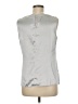 New York Studio Silver Sleeveless Blouse Size 8 - photo 2
