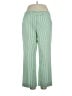 Central Park Stripes Green Casual Pants Size 37 waist (estimated) - photo 1