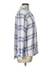 Rails 100% Viscose Rayon Plaid Blue Long Sleeve Button-Down Shirt Size L - photo 4