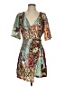 Zara Paisley Green Cocktail Dress Size S - photo 1