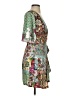 Zara Paisley Green Cocktail Dress Size S - photo 4