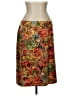 Talbots Paisley Brown Orange Formal Skirt Size 12 - photo 1