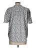 Alfani Animal Print Silver Short Sleeve T-Shirt Size L - photo 2