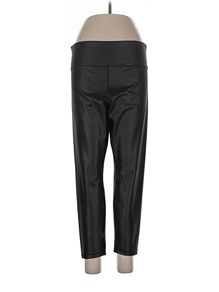 Pre-owned Asics Active Pants In Black