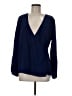 Theory Blue Long Sleeve Blouse Size M - photo 1