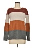 Pinque Color Block Brown Pullover Sweater Size M - photo 1