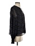 Evereve 100% Polyester Black Long Sleeve Blouse Size S - photo 4