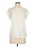 MNG Suit Ivory Short Sleeve Top Size 4 - photo 1