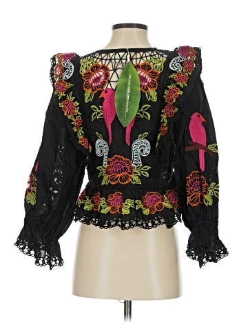 FARM Rio Long Sleeve Blouse (view 2)
