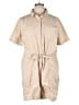 Old Navy 100% Cotton Solid Tan Romper Size XL - photo 1