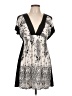 Cristinalove Graphic Gray Cocktail Dress Size L - photo 1
