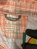 L.L.Bean Plaid Orange Short Sleeve Blouse Size S (tall) - photo 7