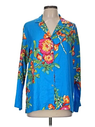 Natori Long Sleeve Blouse (view 1)