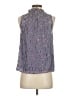 Ella Moss 100% Polyester Gray Sleeveless Blouse Size S - photo 2
