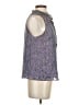 Ella Moss 100% Polyester Gray Sleeveless Blouse Size S - photo 4