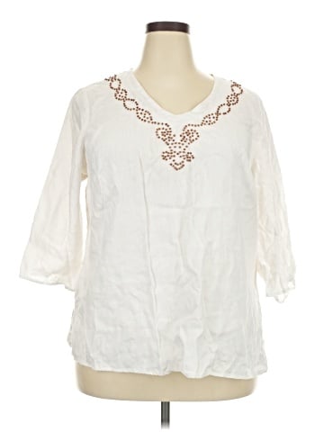 Choices 3/4 Sleeve Blouse (view 1)