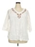 Choices Ivory 3/4 Sleeve Blouse Size 2X - photo 1