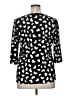 MICHAEL Michael Kors Hearts Black 3/4 Sleeve Blouse Size XL - photo 2