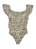 Gap Animal Print Ivory One Piece Swimsuit Size M - photo 1