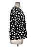 MICHAEL Michael Kors Hearts Black 3/4 Sleeve Blouse Size XL - photo 4
